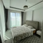 New 60M2 Luxury Residence Sunset Aqua Mahmutlar, Alanya, 50M Sea, Large Pool, Gym, Private No A Tourist Facility, First Sea Line