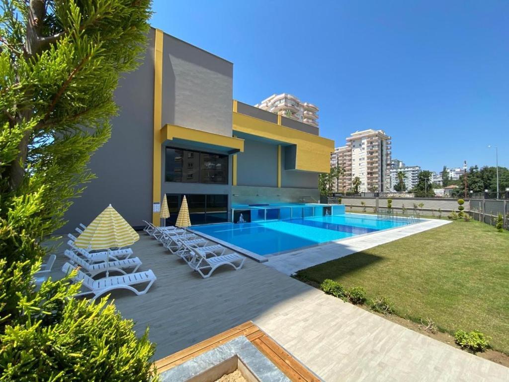 Luxusapartment 160 M2 Aydemir Park 1 Luxusanlage Zentral Mahmutlar * Alanya