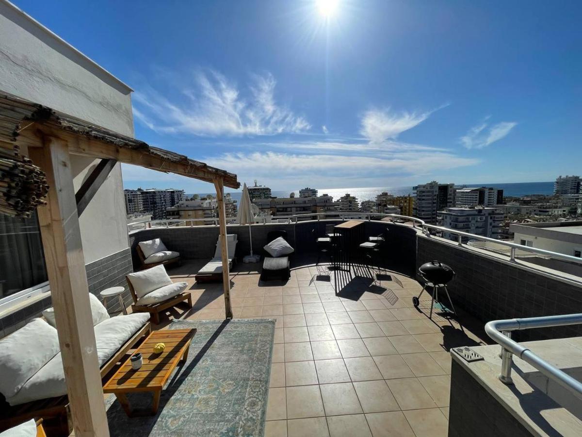 Apartamento огромный видовой пентхаус у моря Alanya
