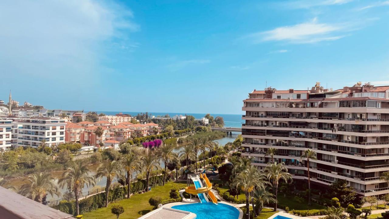 River Side Mountain, River And Sea Together Alanya