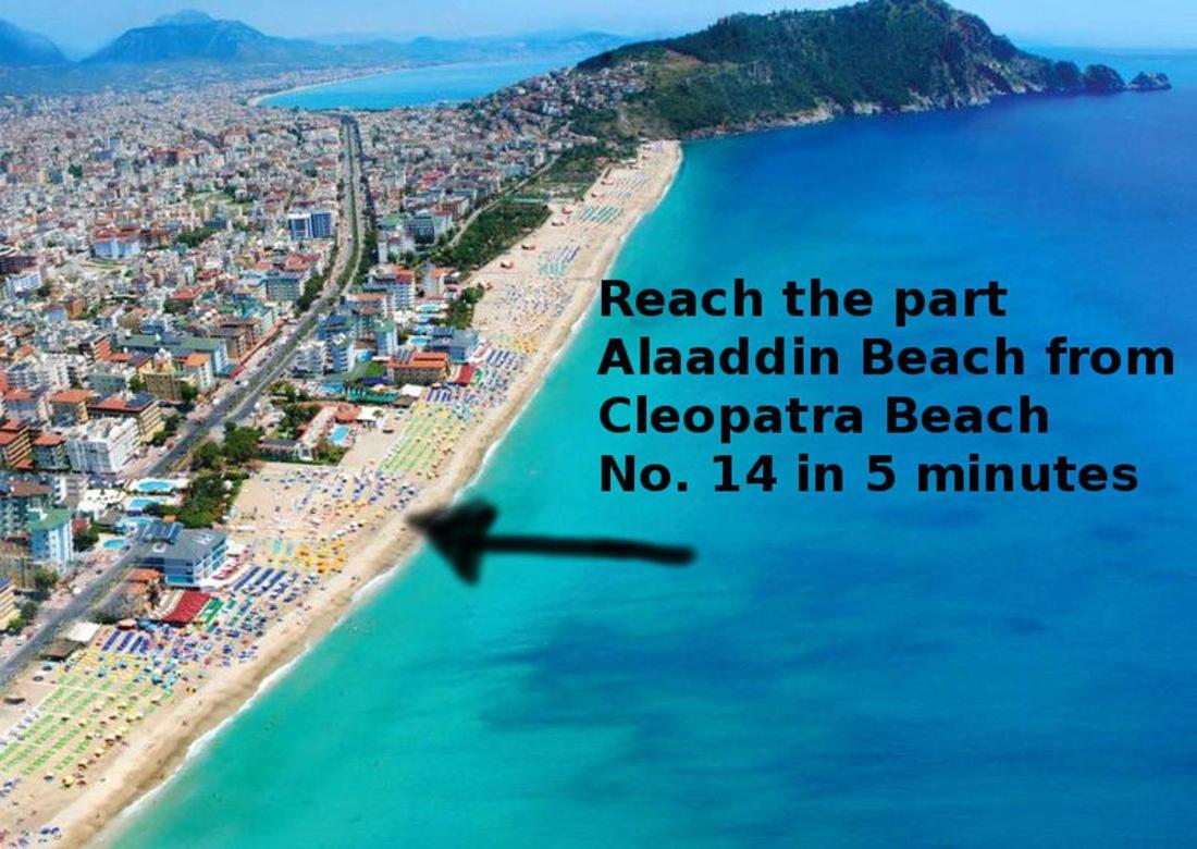 Palm Beach Cleopatra House, Beautiful Private Just 300 Meters To Cleopatra Beach 14 With Umbrellas, Bikes And Many Extras Included! *