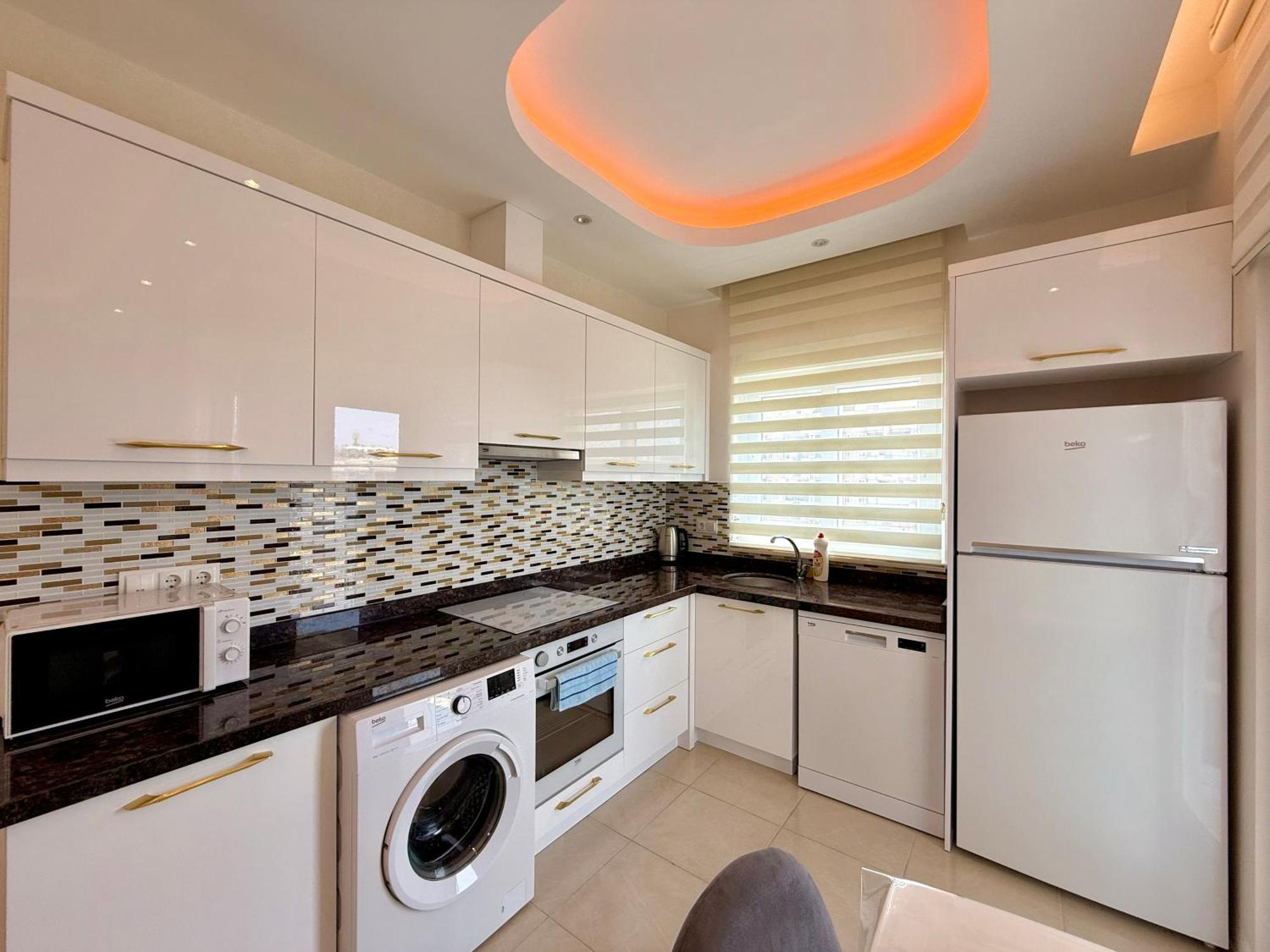 Sa Apartments! Sea View 1bd Flat In Mahmutlar Apartment *