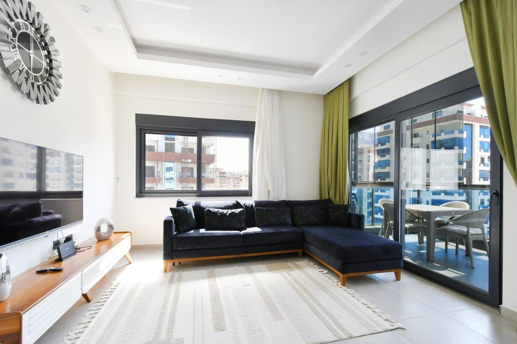 Daire Gokgur 2-bedroom For Rent, 400 Meters From The Sea, Mahmutlar,