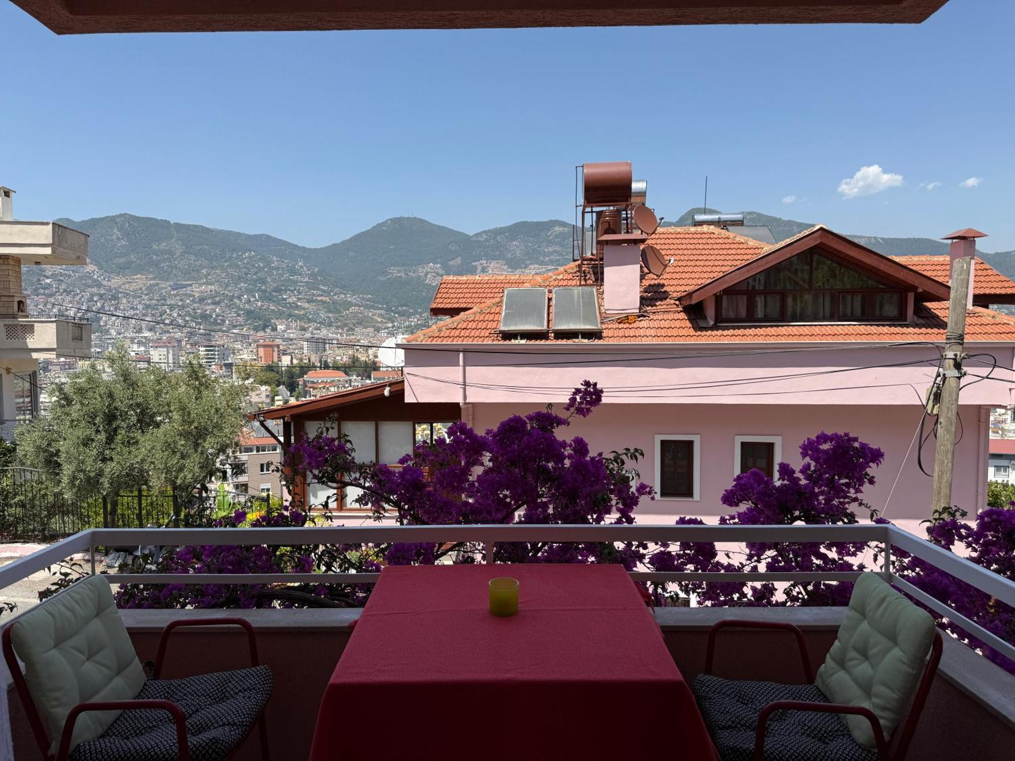 Duplex House On The Castle Road With A Seaview Ferienhaus Alanya