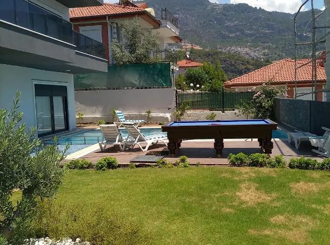 Bahce, Barbeku Ve Cocuk Oyun Parki Olanagi Ve Buyuk Bir Havuzu Olan Genis Aileler Icin Ideal