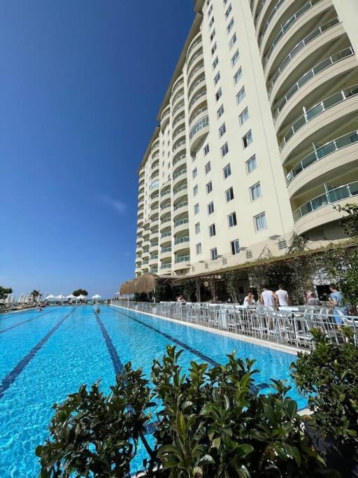 Gold 5 Star 2+1 Sea View And Aqua Park Apartment Alanya